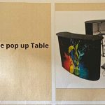 PORTABLE POP UP TABLE