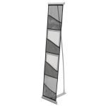 PORTE BROCHURES 4 POCHES